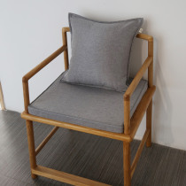  Nine rooms Old elm chair cushion Chinese linen furniture with core stool cushion pillow Solid wood furniture pillow
