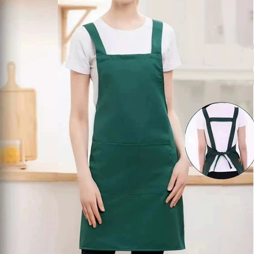 Кофейный фартук, черная униформа медсестры для работы, жилет, делается под заказ