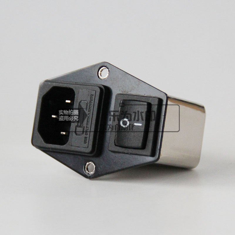 DL-6DZ2KR 220V 6A firm single phase power filter 250VAC socket type with switch and safety