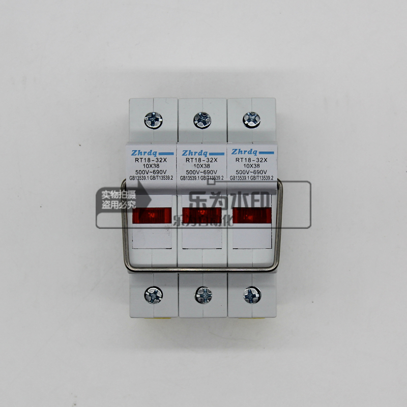 Fuse 3P AC380V 32A RT18-32X with packed closed tubular cylinder cap type 10X38