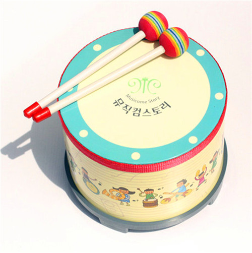 Orff Nhạc cụ Trẻ em Trống Hàn Quốc Đồ chơi giáo dục Trống Âm nhạc Âm nhạc Tay trống Đồ chơi Trống trẻ em đồ chơi âm nhạc điện tử cho trẻ