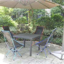  (Special offer every day)Aluminum alloy outdoor folding chair Portable stool Fishing chair Outdoor beach moon chair