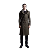 Демисезонное шерстяное пальто, демисезонная длинная куртка, в корейском стиле