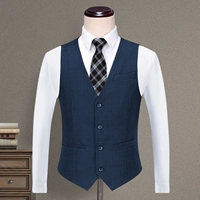 Тибетский зеленый клетчатый жилет