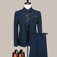 【Инь осада】 тибетская зеленая плед (верхняя+жилет+брюки)