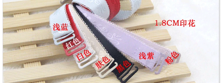 Mua 3 tặng 1 vải cotton co giãn dây đai áo ngực Trượt điều chỉnh mở rộng dây đeo đồ lót 1.2 1.5 1.8 đồ lót phụ nữ