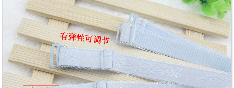Mua 3 tặng 1 vải cotton co giãn dây đai áo ngực Trượt điều chỉnh mở rộng dây đeo đồ lót 1.2 1.5 1.8 day ao lot