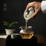 Керамический креативный чай, чайная чашка для домашнего использования, ретро японская хваталка, чайный сервиз, «сделай сам», тигр, защита от ожогов