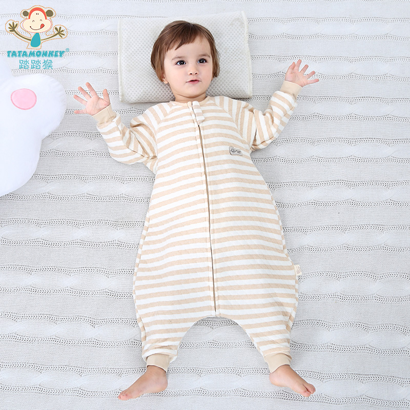 Baby Legs Sleeping Bag Spring Autumn Thin Cotton Air Cotton Breathable Colorful Cotton Baby Sleeping Bag Pure Cotton Warm Style Anti Kick Quilt