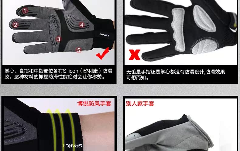 Gants pour vélo homme SPAKCT - Ref 2245115 Image 19