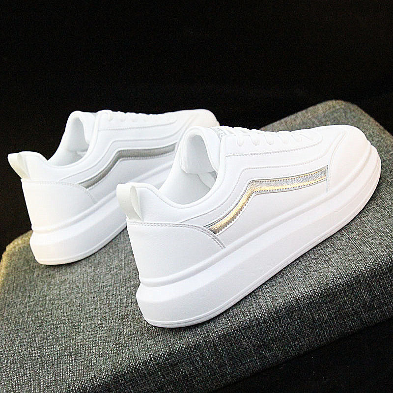 Counter with the tide brand Supreme men's shoes breathable couple sneakers sneakers women's shoes heightening white shoes