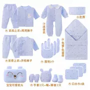 Bộ quần áo trẻ em cotton mùa xuân và mùa thu cho bé sơ sinh 0-3 tháng 6 Đồ sơ sinh cho bé Daquan
