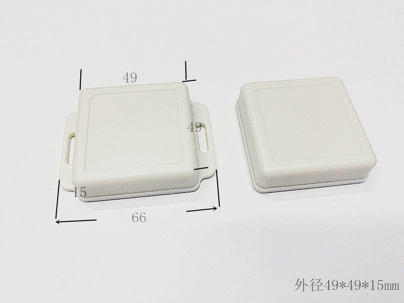 ABS New Material Plastic Housing Electronic Junction Box Meter Housing Gelled Box DIY Button Case 49 * 49 * 15