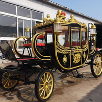 Carriage custom Royal carriage Street view Dining car Film and television props Hotel reception room layout Commercial exhibition rental