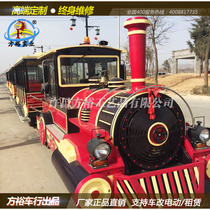 Customized electric trackless sightseeing train Childrens playground Scenic spot attraction equipment Park outdoor amusement square