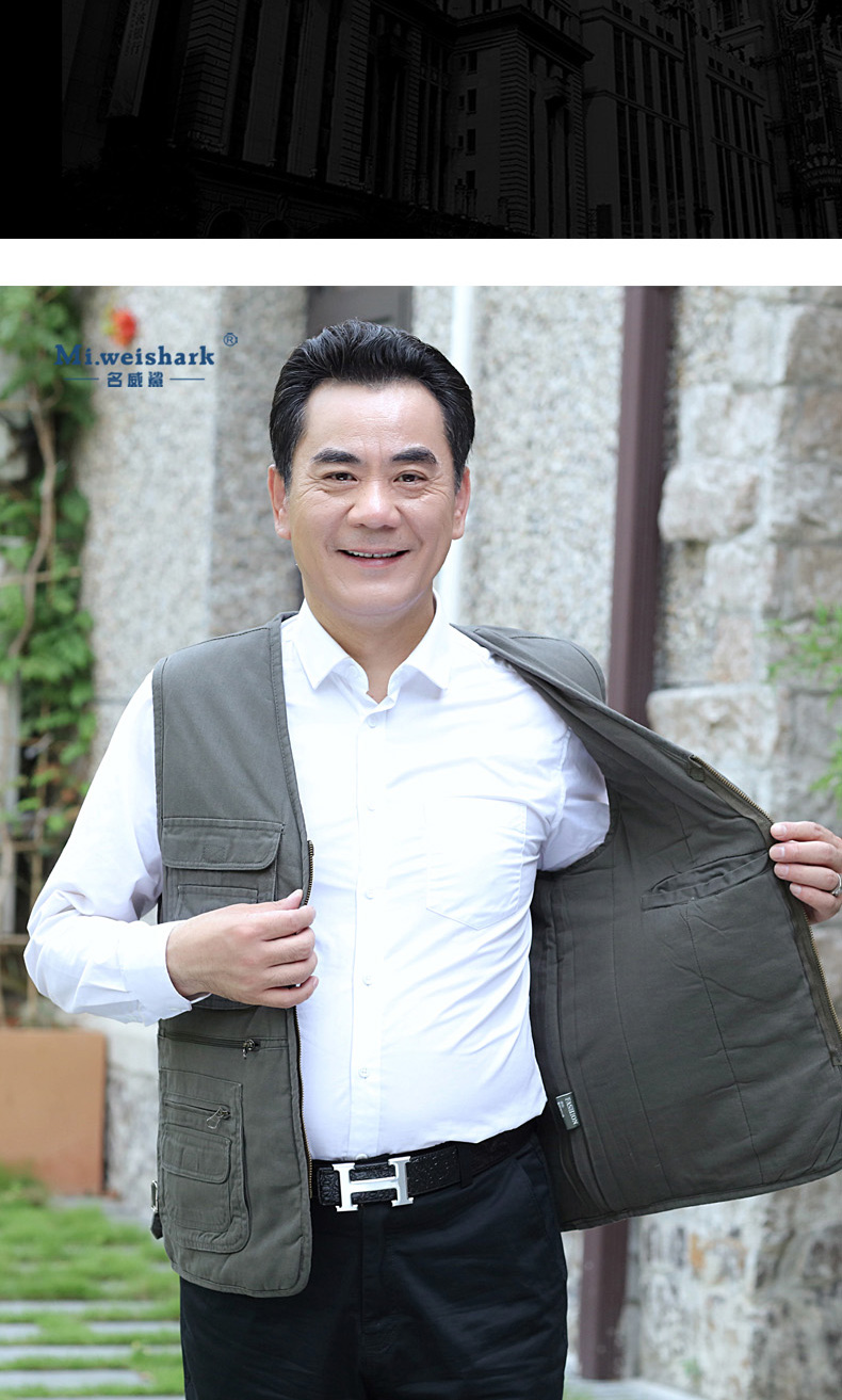 Mùa thu và mùa đông các mẫu áo vest nam và trung tuổi ao khoac vest nam