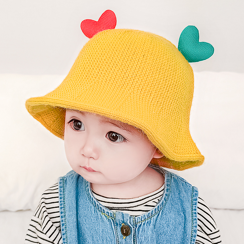 Baby hat autumn winter baby fisherman hat Child hair line hat boy girl young child cute super cute knitted spring autumn