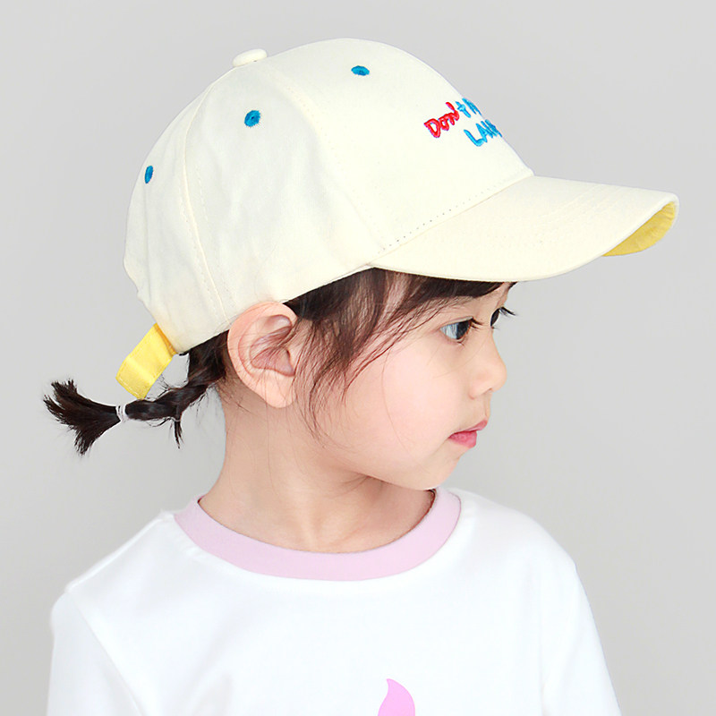 Baby Hat Spring Autumn Duck Tongue Hat Letter Boy Girl Child Sun Hat Sunscreen Sunhat Sunhat Baseball Cap Tide