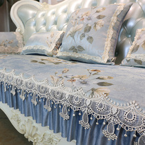 Eurostyle sofa cushions upscale luxury non-slip Four Seasons universal modern light lavish American leather sofas cover summer