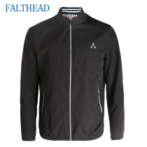 Fairfat stand-up collar jacket mens spring and autumn style black middle-aged and young fashion casual jacket FD191JK001