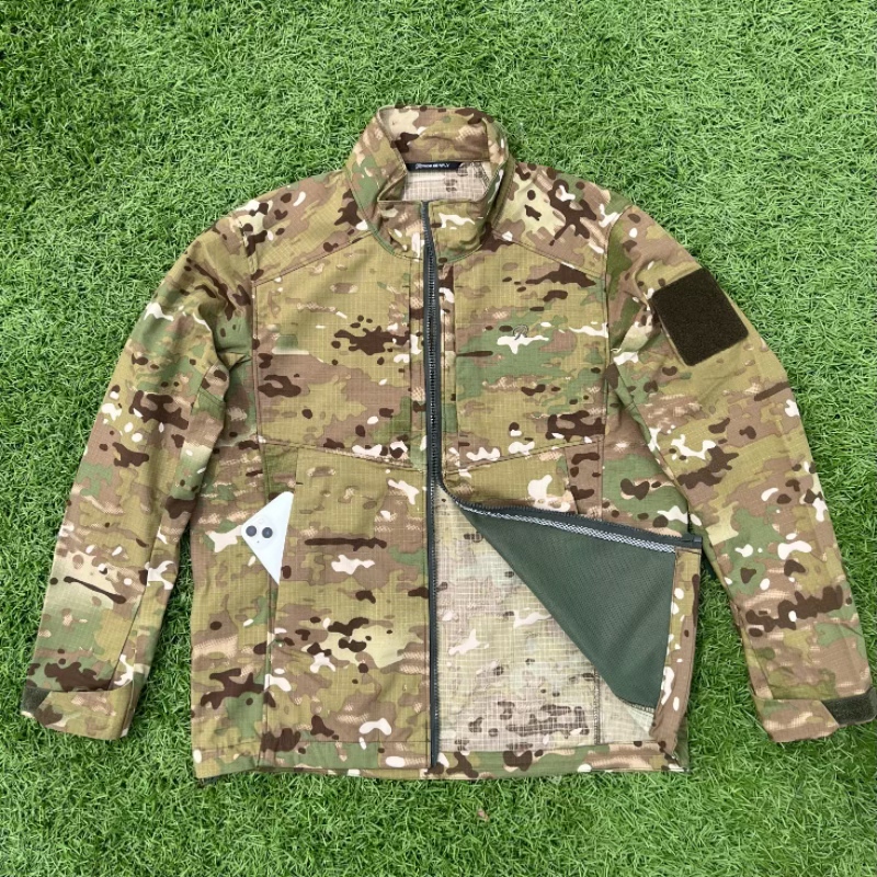 Spring and Summer Outdoor Wear-Resistant Multi-Pocket Camouflage Tactical Mesh Suit for Men and Women Spring and Summer Outdoor Wear-Resistant Multi-Pocket Camouflage Tactical Mesh Suit for Men and Women