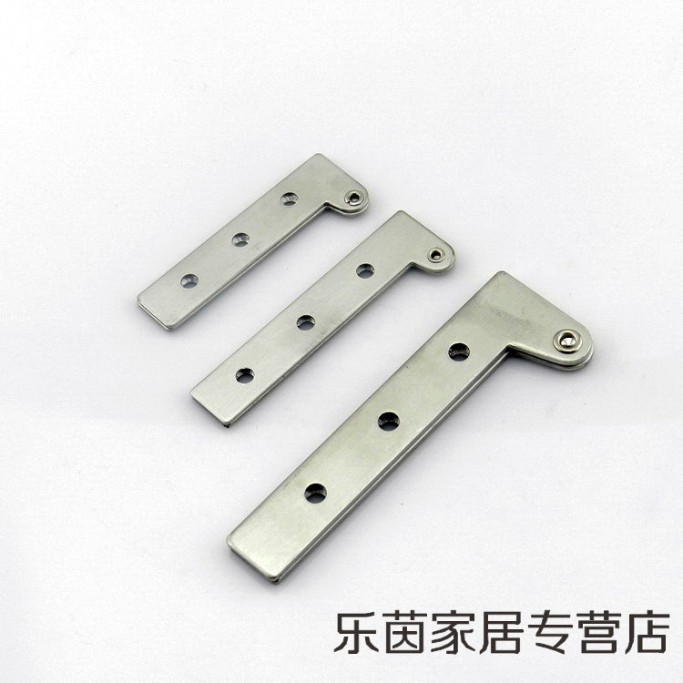 Stainless steel chicken mouth hinge upper and lower hinge eccentric hinge integral cabinet hinge heaven and earth hinge grinding core hinged only