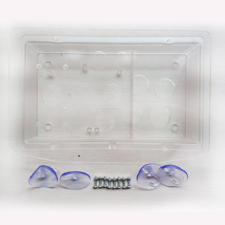 Fighting Game Arcade Rock Box Case ABS Plastic Ball Box Acrylic Professional Organic Glass Panel Sucker