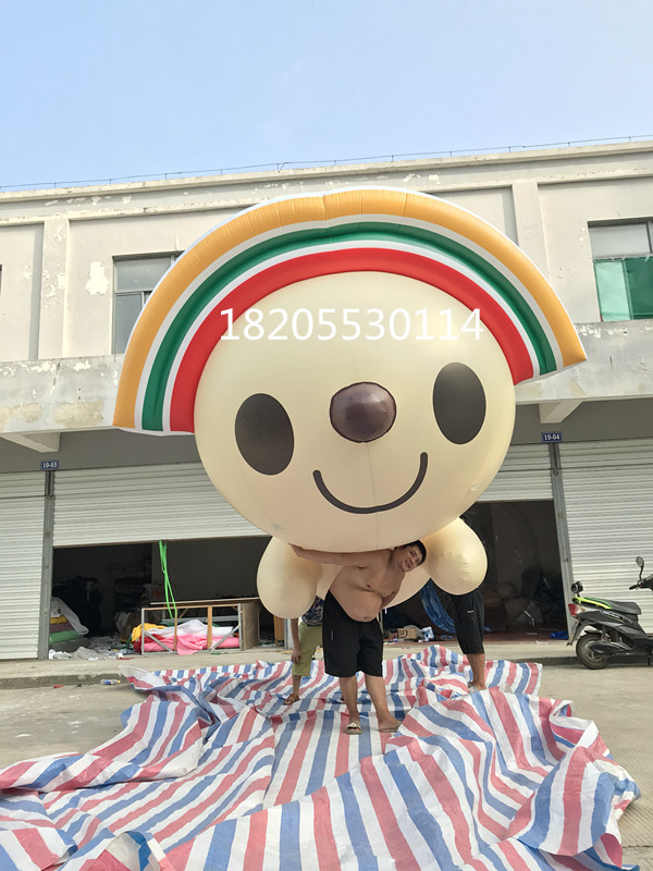 Customized lifting PVC large cartoon cat air models mall event celebration decoration air floating balloon