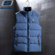 Skage special price autumn and winter warm cotton suit mens sports and leisure sleeveless canthus stand-up collar vest cotton coat