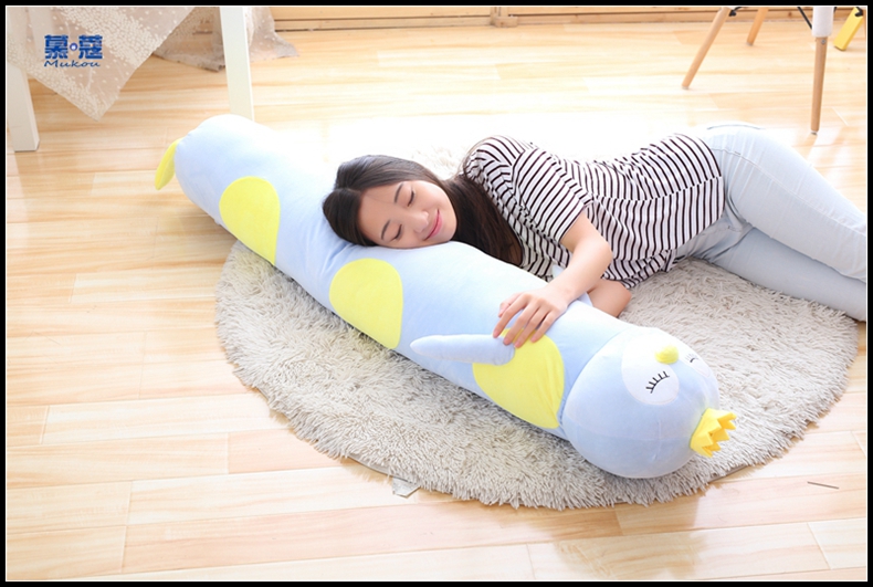 Dải phim hoạt hình gối rửa giường gối đệm lớn hình trụ trai ngủ gối dễ thương - Trở lại đệm / Bolsters bộ chăn gối văn phòng giá rẻ