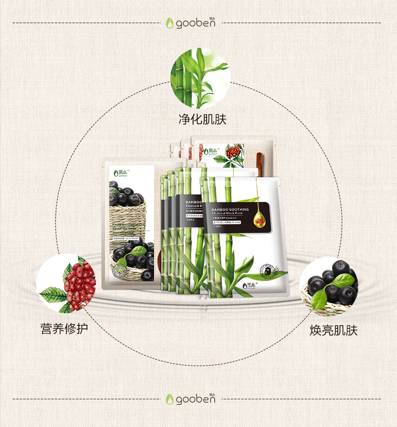 Mặt nạ dưỡng ẩm Shi Ting Lu Ya Mặt nạ dưỡng ẩm da mặt chính hãng Tinh chất đen và trắng với làm sáng da 10 - Mặt nạ mặt nạ cấp ẩm cho da dầu