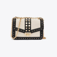 MICHAEL KORS Women's Sheepskin Chain Crossbody Bag Brown New Women's Bag 2022 Spring