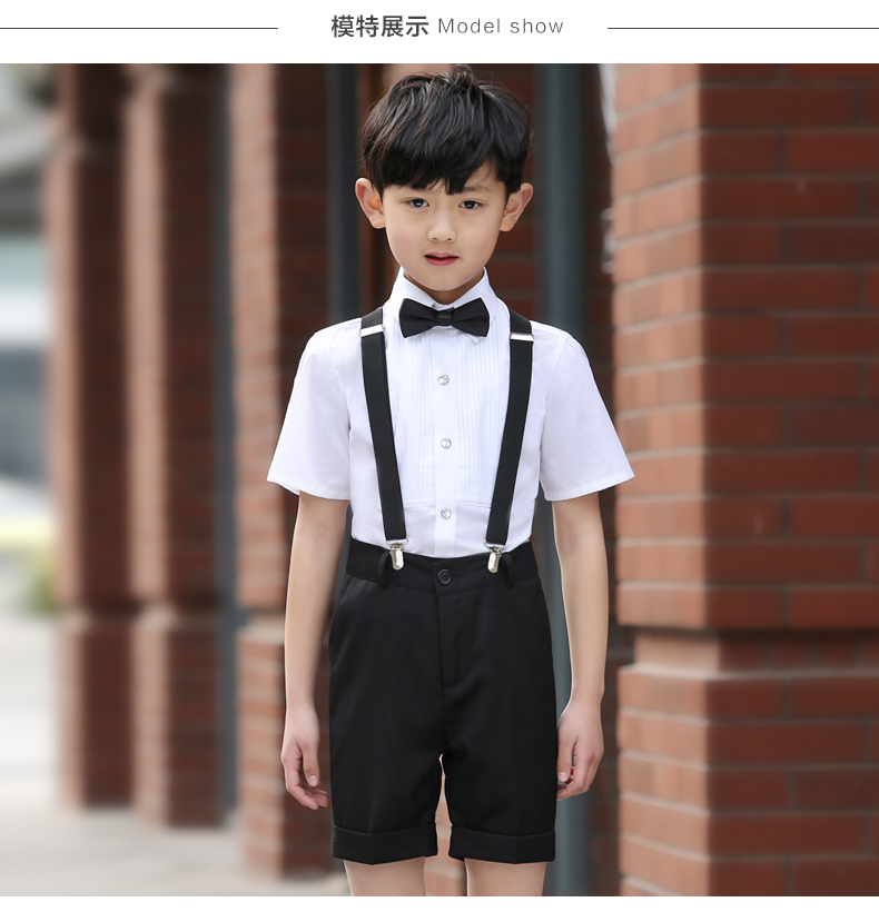 Chàng trai ăn mặc phù hợp với trang phục của trẻ em đàn piano hoa cô gái ăn mặc mùa hè cậu bé trẻ em yếm chủ trang phục váy biểu diễn cho trẻ em