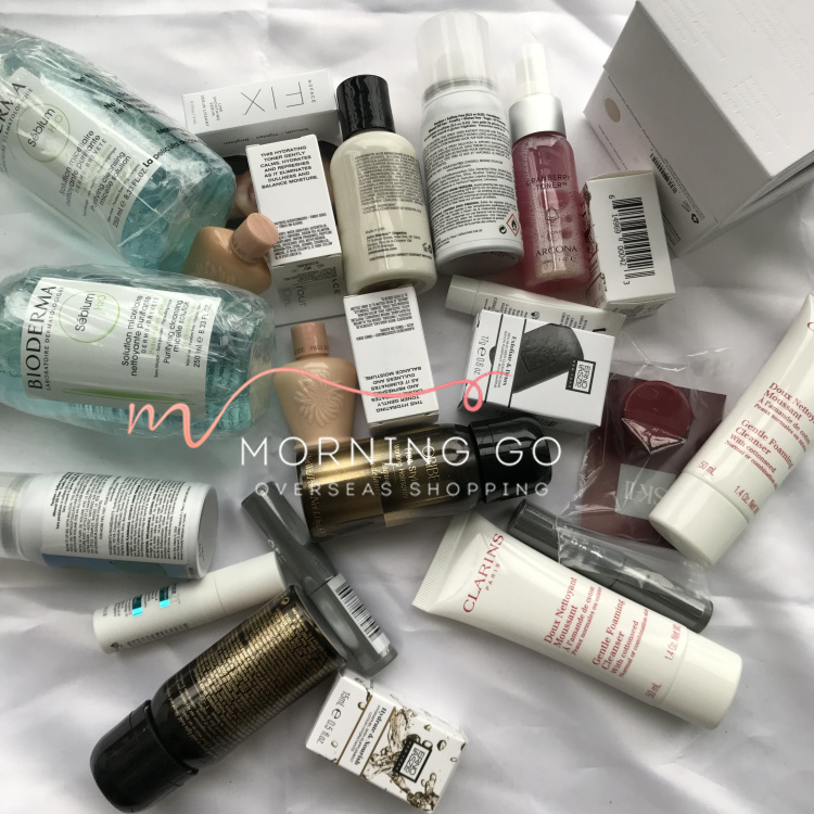 Big gift package sample collection Bioderma 250ml Clarins Cleansing Petrov Peptide Essence