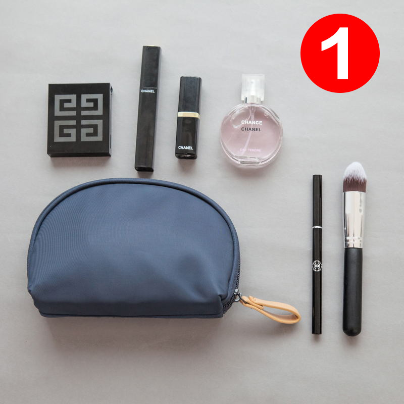 化妆包可爱小号随身便携袋复古韩国迷你简约收纳包学生布艺小清新