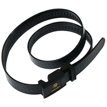 Plastic steel automatic buckle full card slot Belt Mens plastic belt plastic buckle full tooth belt stepless adjustment belt women