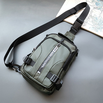 2023 new summer small number nylon male and female chest bag single shoulder diagonal satchel casual travel fashion trend small backpack