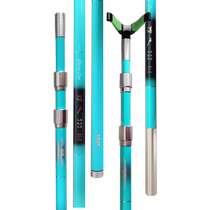 Huashis 2024 new product Zhanlu Zhenchu ​​rod hanging jade handle copy net rod large object support rod frame black pit wild fishing equipment