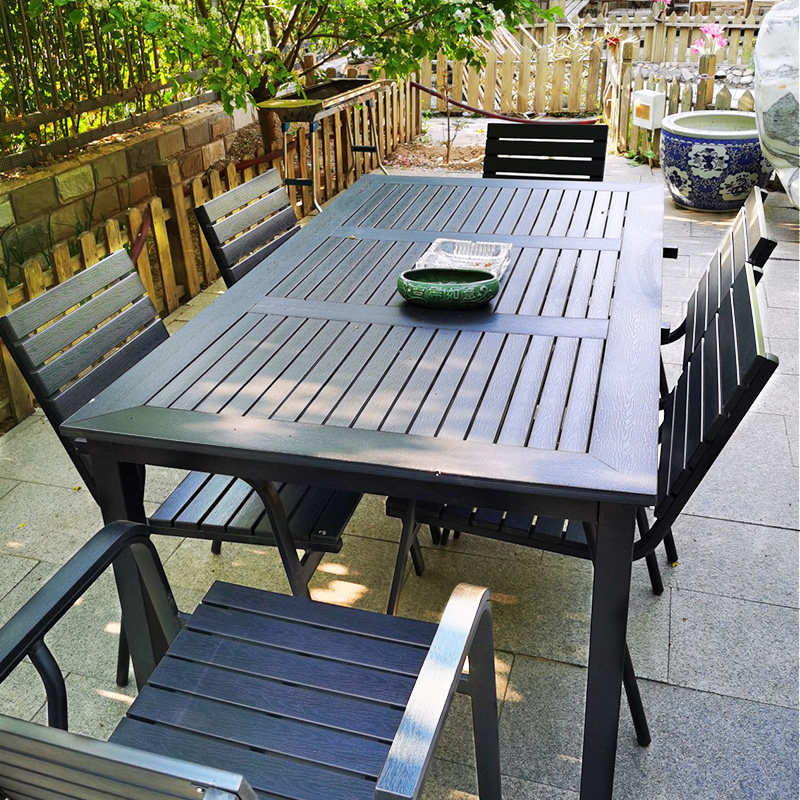 Outdoor Table And Chairs Patio Milk Tea Coffee Shop Outdoor Open-air Garden Balcony Casual Table And Chairs Tea Table and chairs