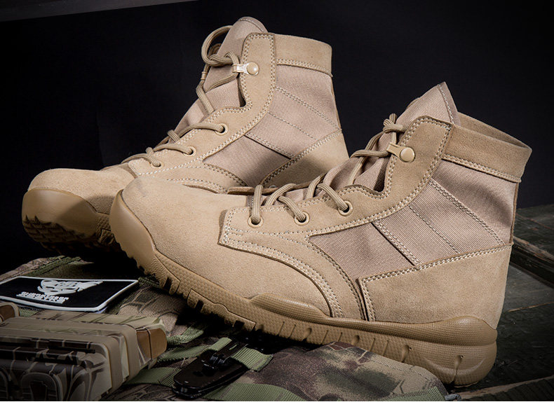 Bottes militaires pour homme - lumière - Ref 1397378 Image 26