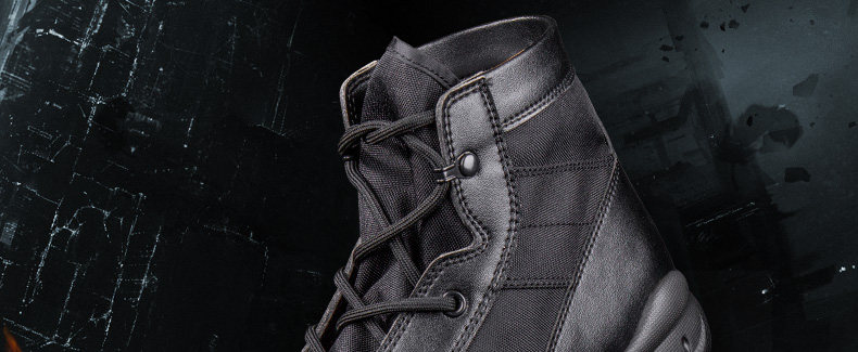 Bottes militaires pour homme - lumière - Ref 1397378 Image 8