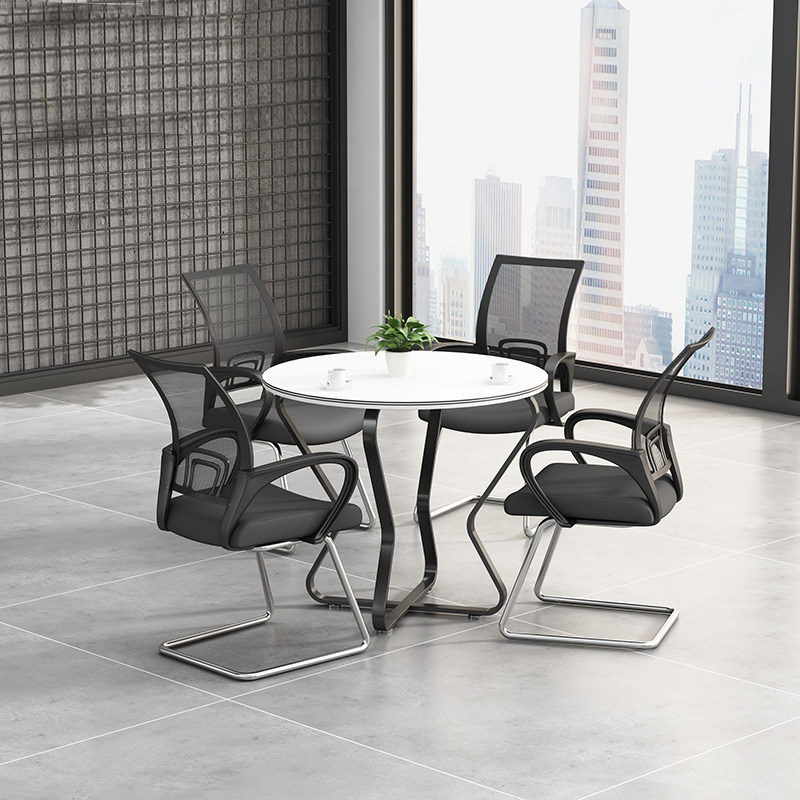Office furniture Furniture Plate Small Conference Table Minimalist Modern Small Round Table Negotiation Table And Chairs Combined Training Table Leisure Table