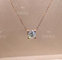 Minotaur pendant 18K rose gold inlaid Mosan stone Minotaur 1 2 carats with necklace Womens cross clavicle chain