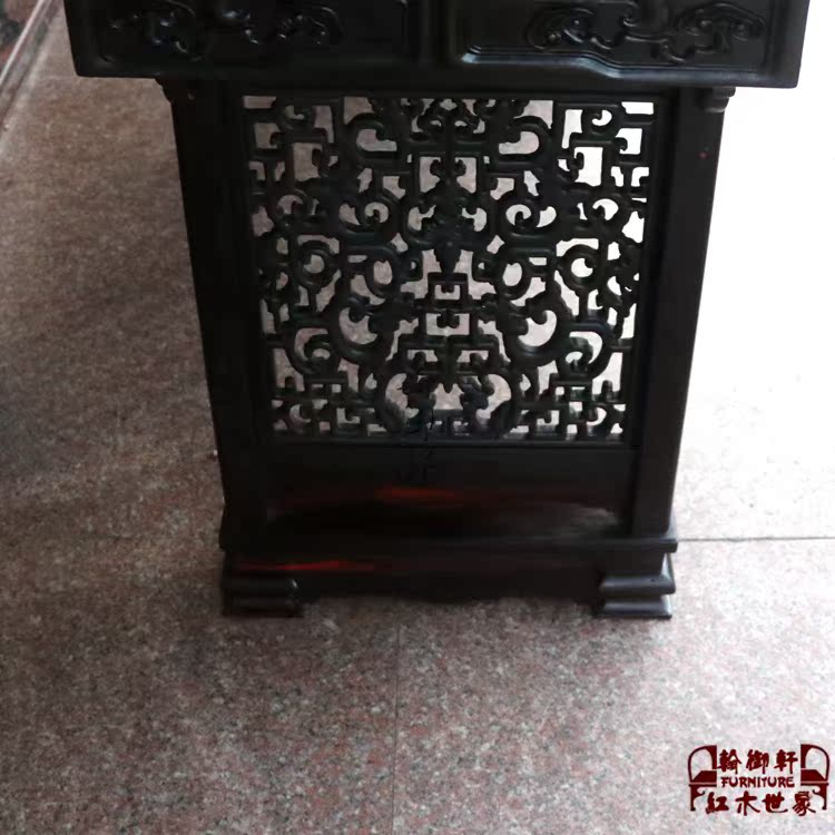 Gỗ hồng mộc Lào 1 m 8 vật liệu cũ bảng đơn được chạm khắc trường hợp dải cho bàn Bảng điều khiển Shentai Bàn gỗ hồng mộc Sian - Bàn / Bàn bàn trà nhật