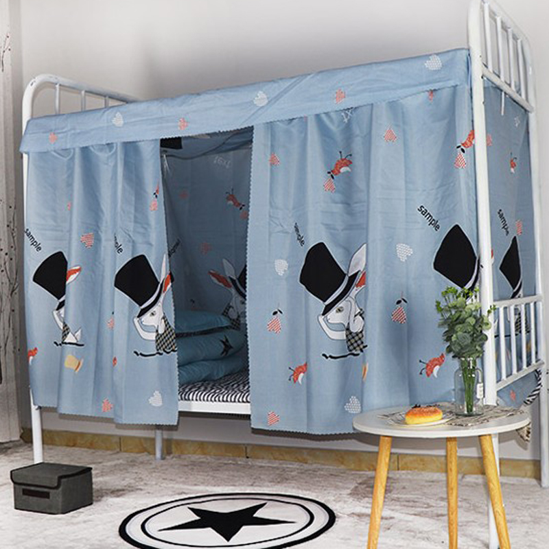 Học sinh bunk rèm cửa ký túc xá thở bảo vệ môi trường màn tiểu phòng ngủ lây lan xung quanh rèm cửa giường bóng cô gái vải vỏ - Bed Skirts & Valances rèm che giường tầng ký túc xá