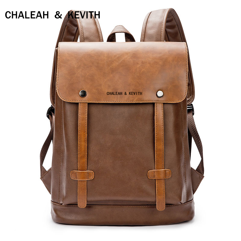 Men's Genuine Leather Backpack, Casual School Bag, Decompression Computer Bag, Trendy Brand Handbag, Business Large-Capacity Fashionable Travel Backpack