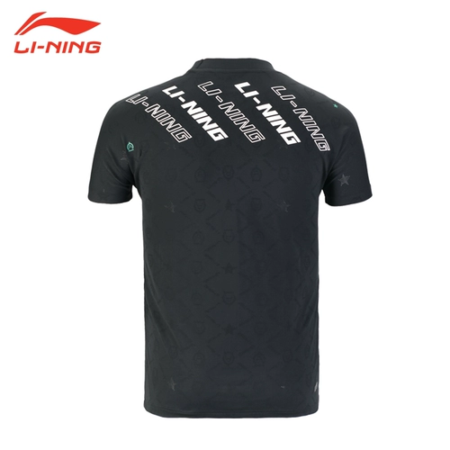 Li Ning, быстросохнущая спортивная дышащая футболка для бадминтона, короткий рукав