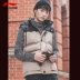 Li Ning down vest nam 2018 mùa đông mới ấm áp đội mũ trùm đầu xuống bóng rổ tập thể thao áo sơ mi thể thao - Áo thể thao