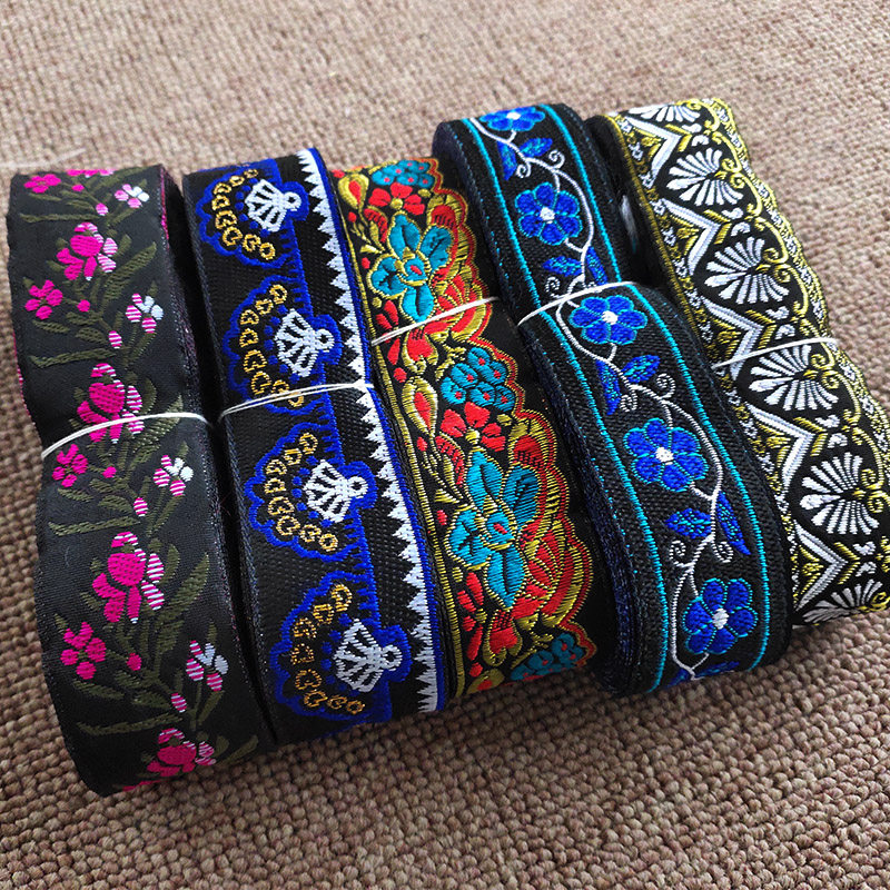 Guizhou ethnic minority lace accessories 3 3cm Clothing decoration Buyi Miao ethnic style lace strip 3cm
