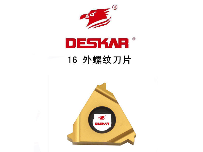 DESKA DESKAR Threaded blade 16ER AG60 1 5 2 0 3 0 ISO LDC steel parts